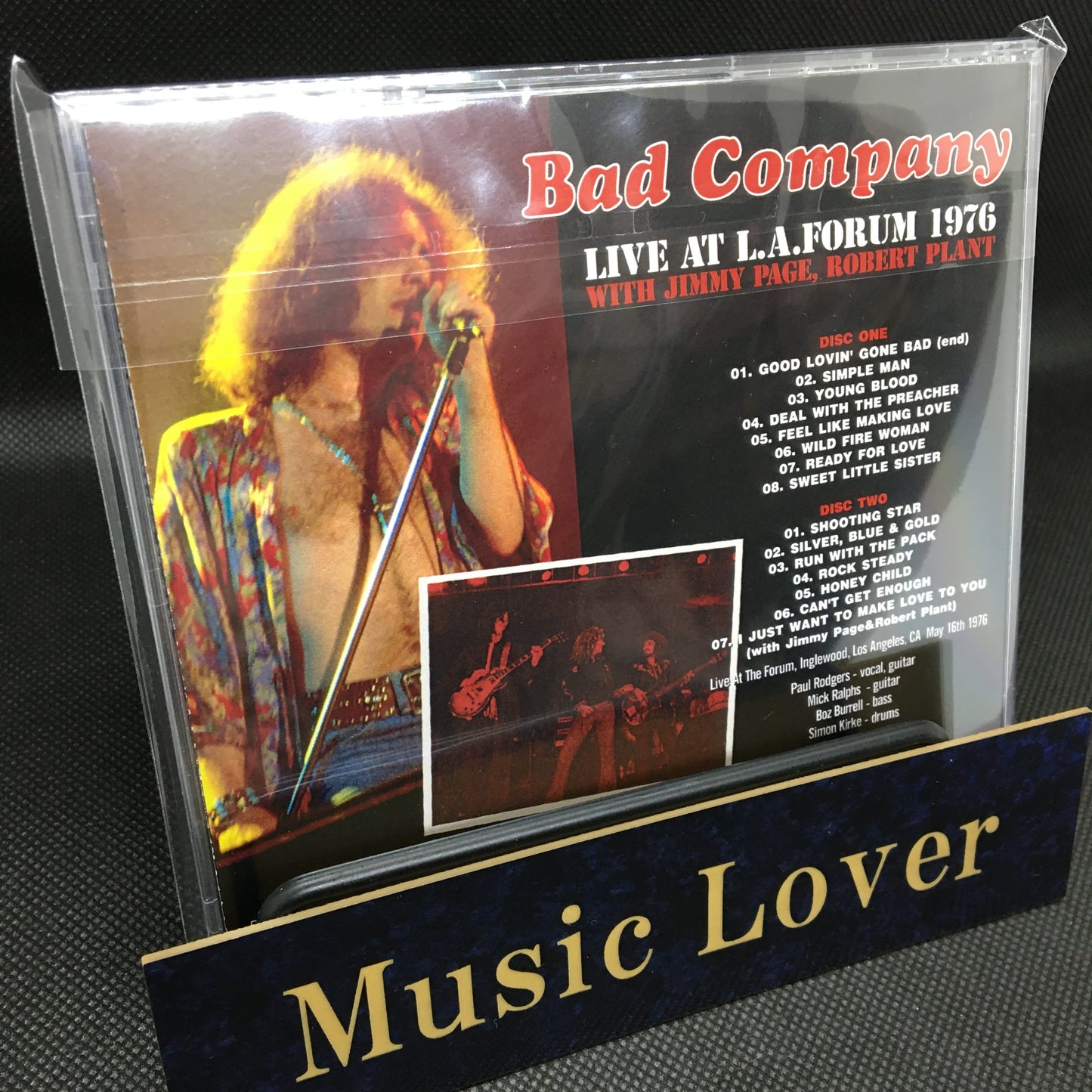 BAD COMPANY / LIVE AT L.A. FORUM 1976 (2CDR)