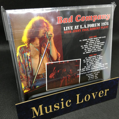 BAD COMPANY / LIVE AT L.A. FORUM 1976 (2CDR)