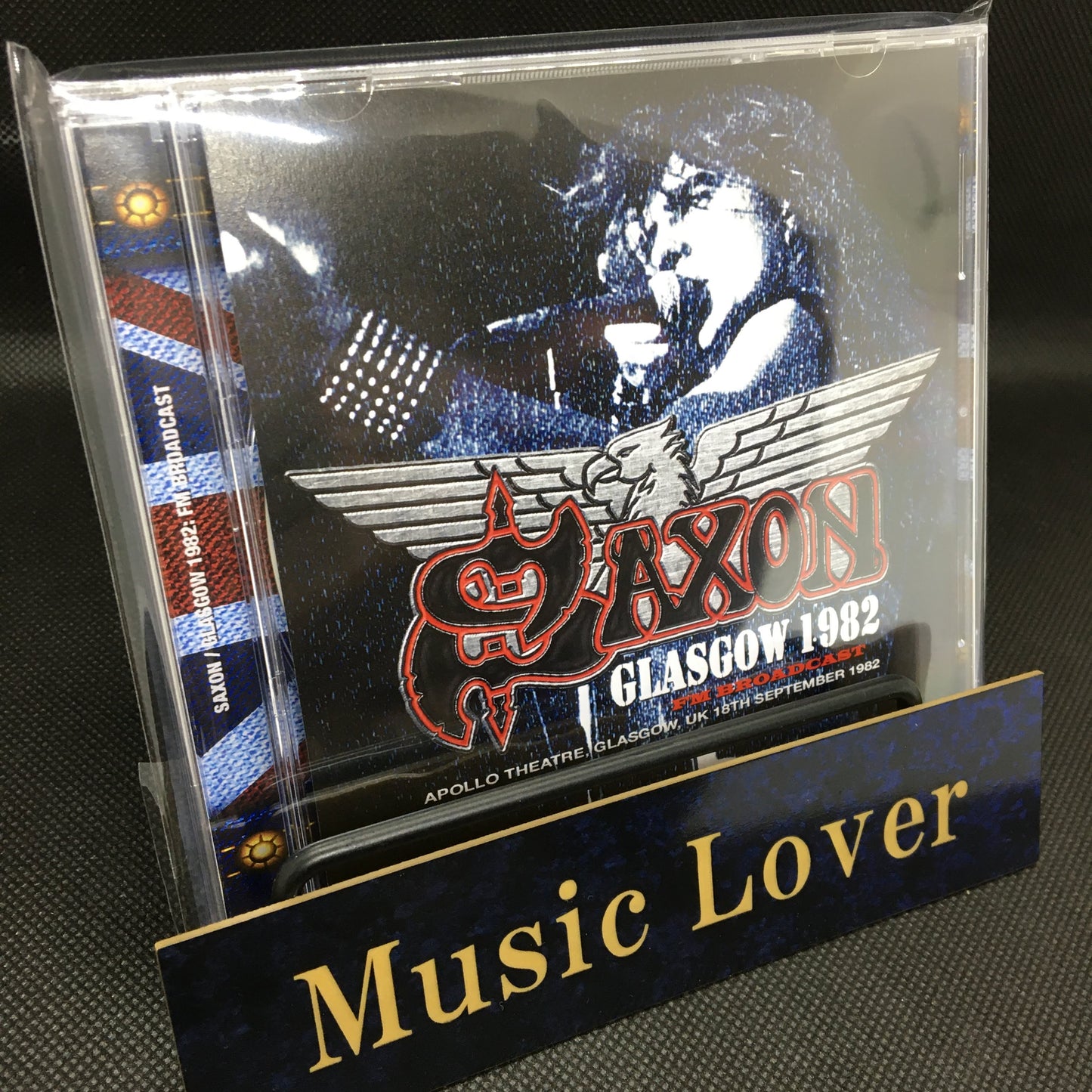 SAXON / GLASGOW 1982 FM BROADCAST STEREO SOUNDBOARD (1CDR)