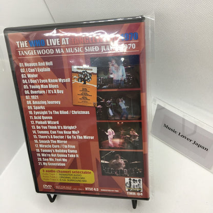 THE WHO / LIVE AT TANGLEWOOD 1970 【1DVD】