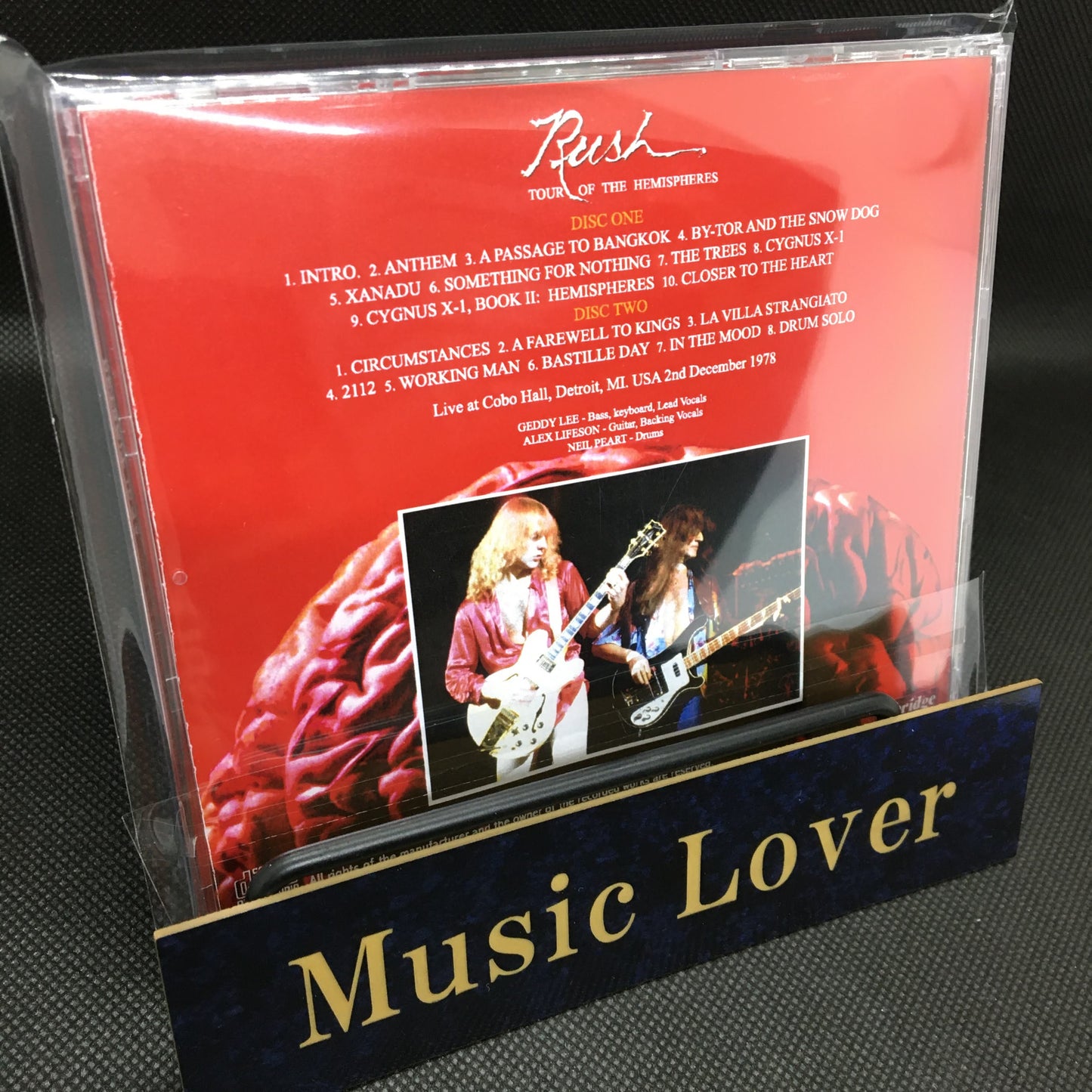 RUSH / DETROIT 1978 SPEED ADJUSTED UPGRADE STEREO SOUNDBOARD (2CDR)