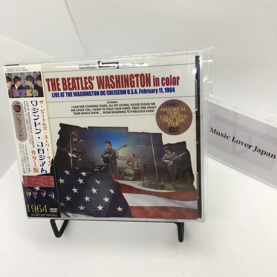 THE BEATLES 1964 THE BEATLES' WASHINGTON IN COLOR DVD