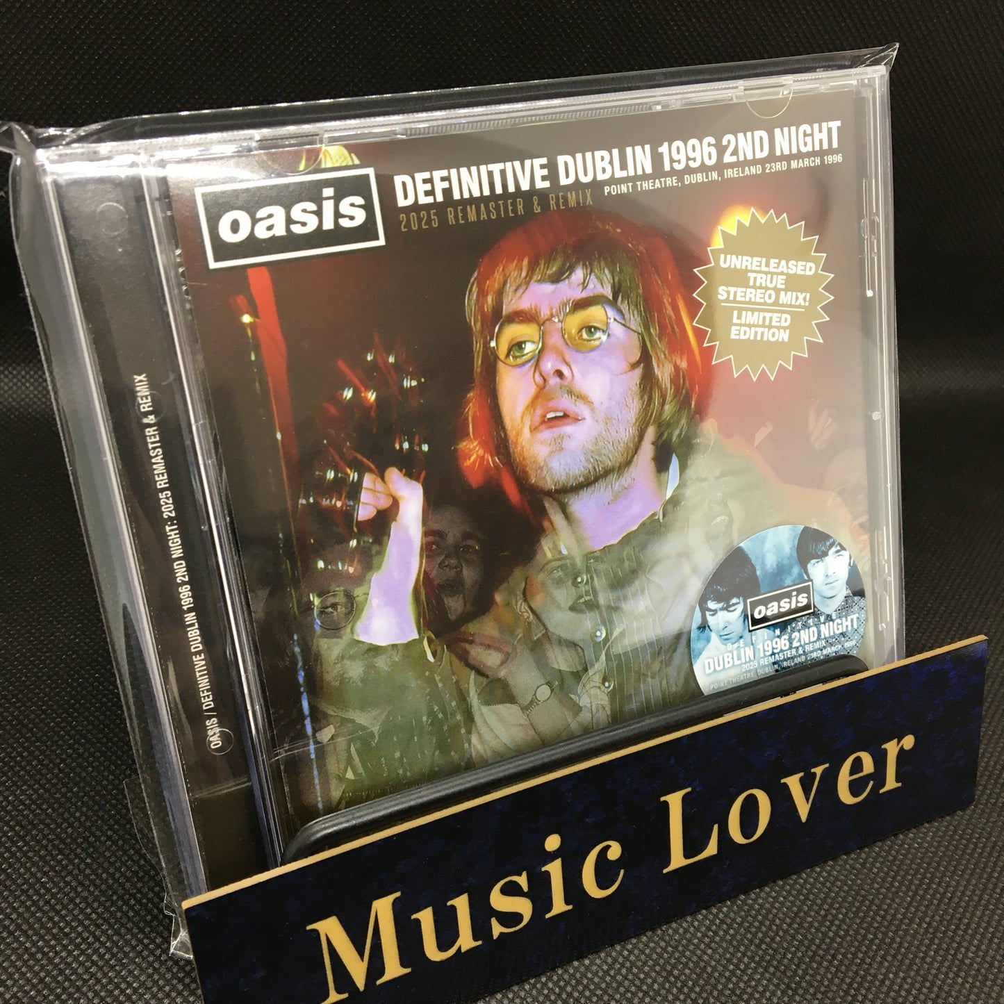 OASIS / DEFINITIVE DUBLIN 1996 2ND NIGHT 2025 REMASTER & REMIX SOUNDBOARD (1CD)