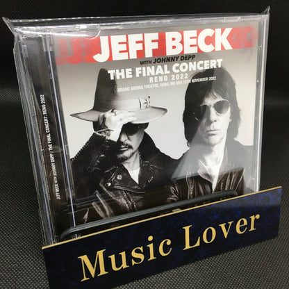 JEFF BECK w/JOHNNY DEPP / THE FINAL CONCERT RENO 2022 (2CD)