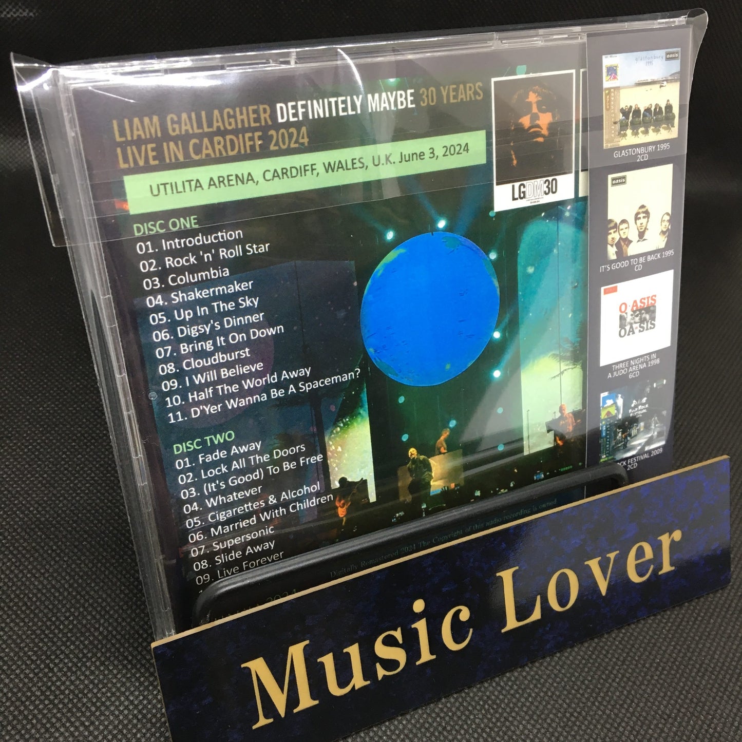 LIAM GALLAGHER / 2024 DEFINITELY MAYBE 30 YEARS LIVE IN CARDIFF (2CD)