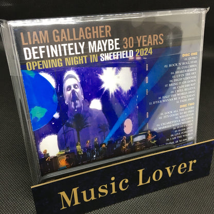 LIAM GALLAGHER / DEFINITELY MAYBE 30 YEARS OPENING NIGHT IN SHEFFIELD 2024 (2CDR)