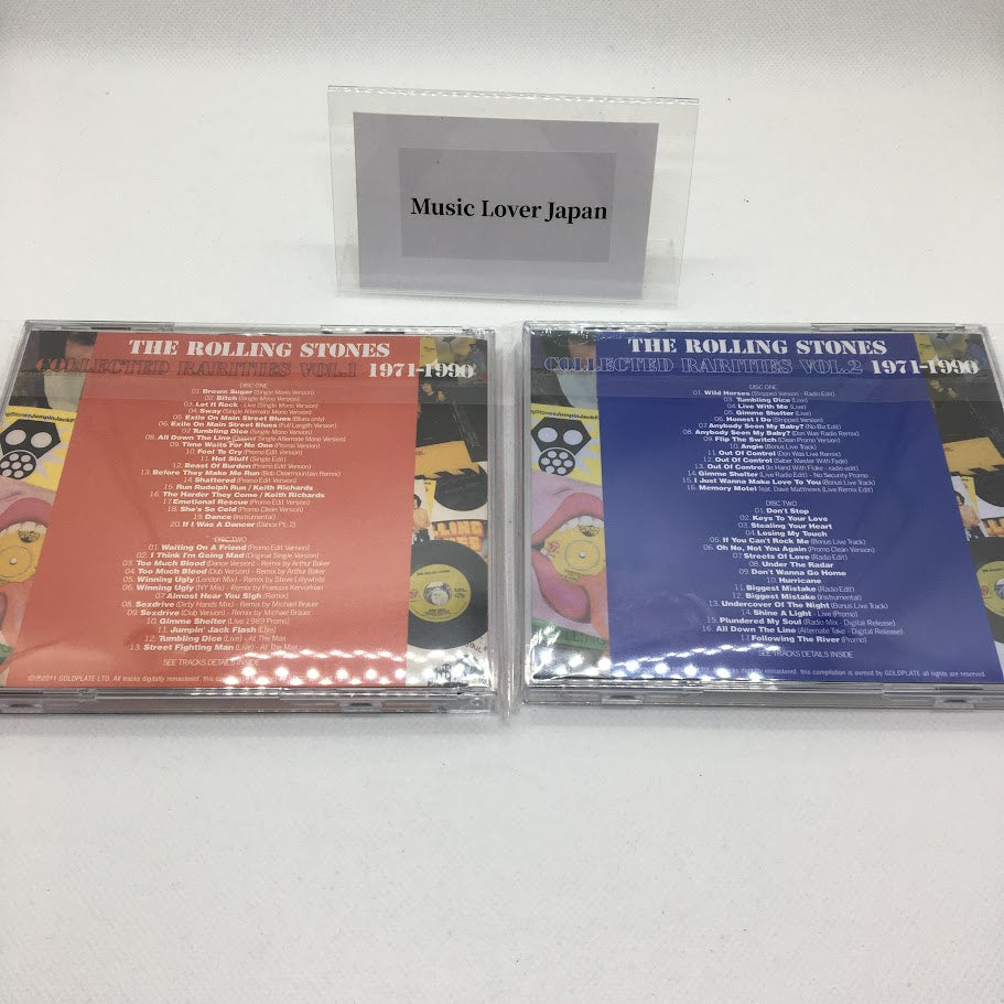 The Rolling Stones / Collected Rarities Vol.1 + Vol.2 Set 1971-1990 1990-2010 4CD