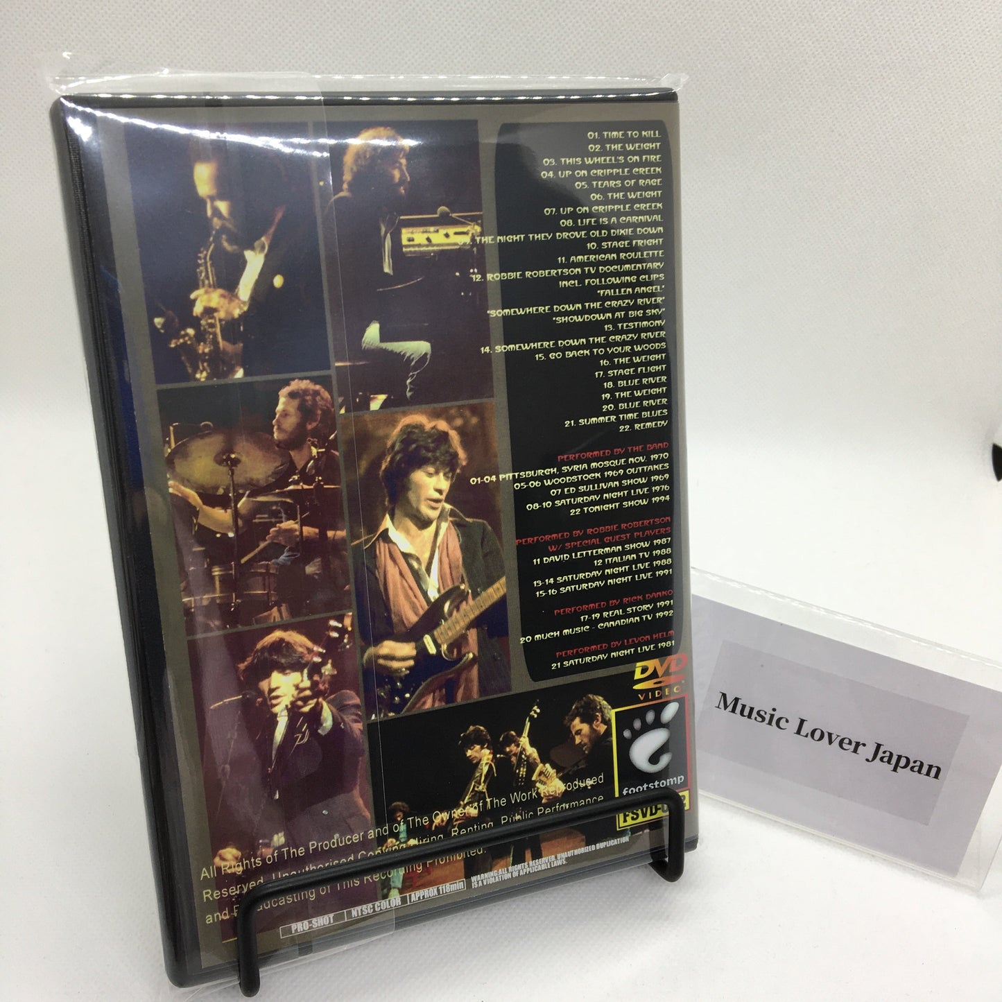 THE BAND - ULTIMATE COLLECTION footstomp FSVD-052 (1DVDR)