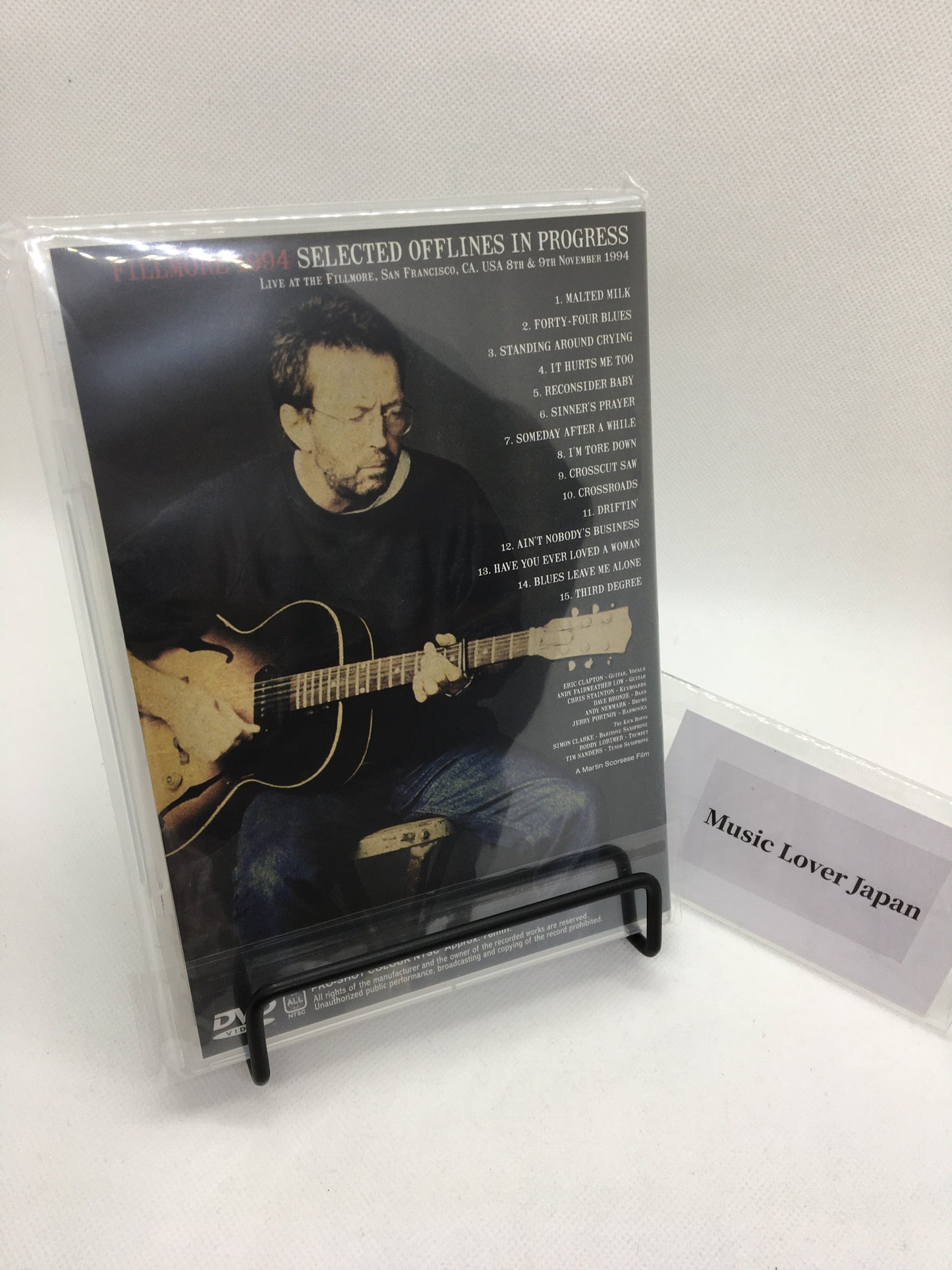 ERIC CLAPTON / FILLMORE 1994 SELECTED OFFLINES IN PROGRESS PRO SHOT (1DVDR)