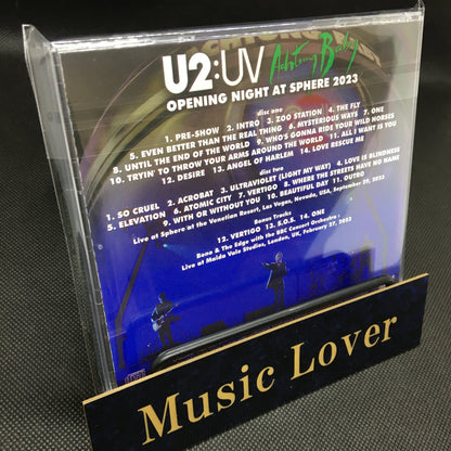 U2 / OPENING NIGHT AT SHERE 2023 MULTIPLE IEM+AUD MASTER EDITION (2CD)