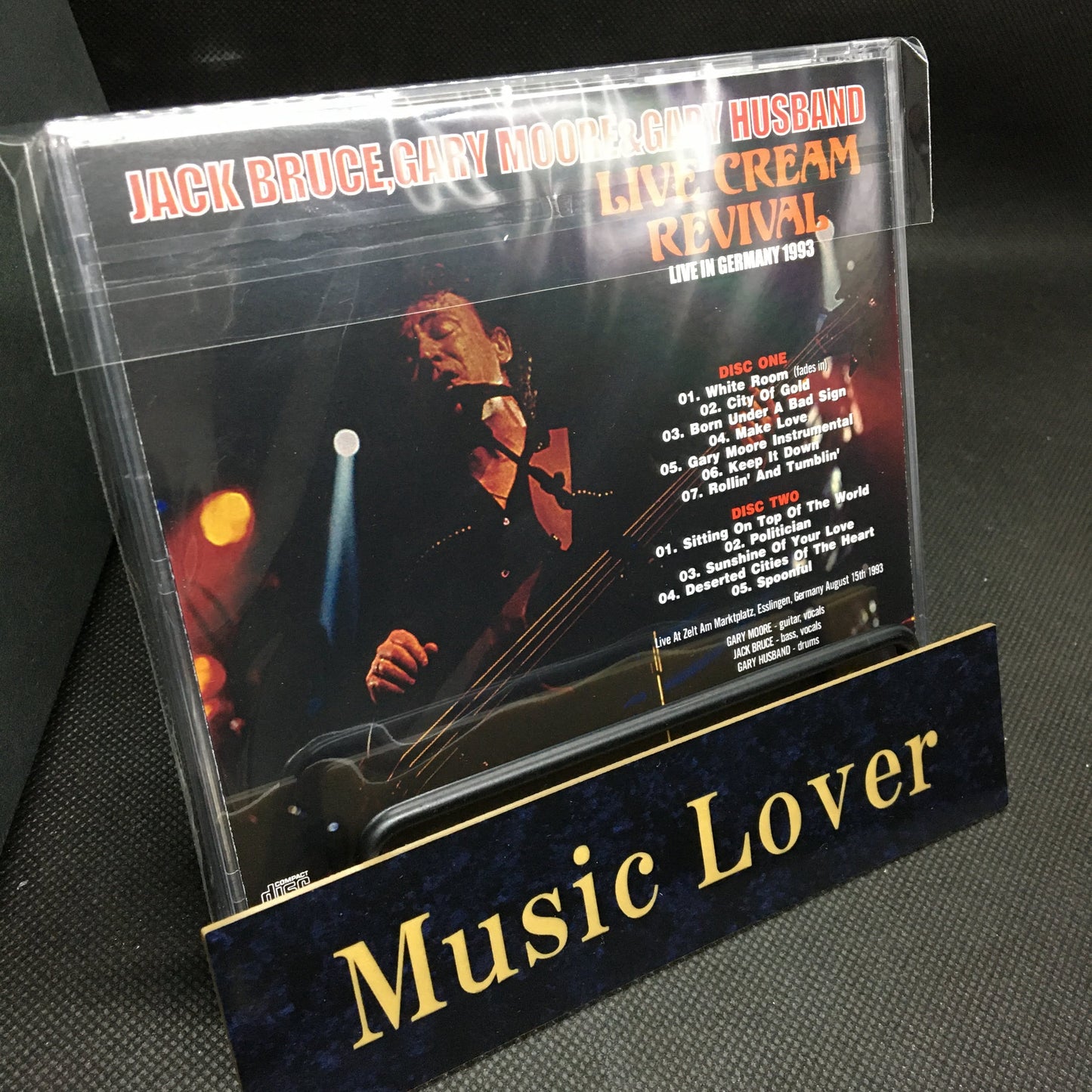 JACK BRUCE, GARY MOORE & GARY HUSBAND / LIVE CREAM REVIVAL (2CDR)