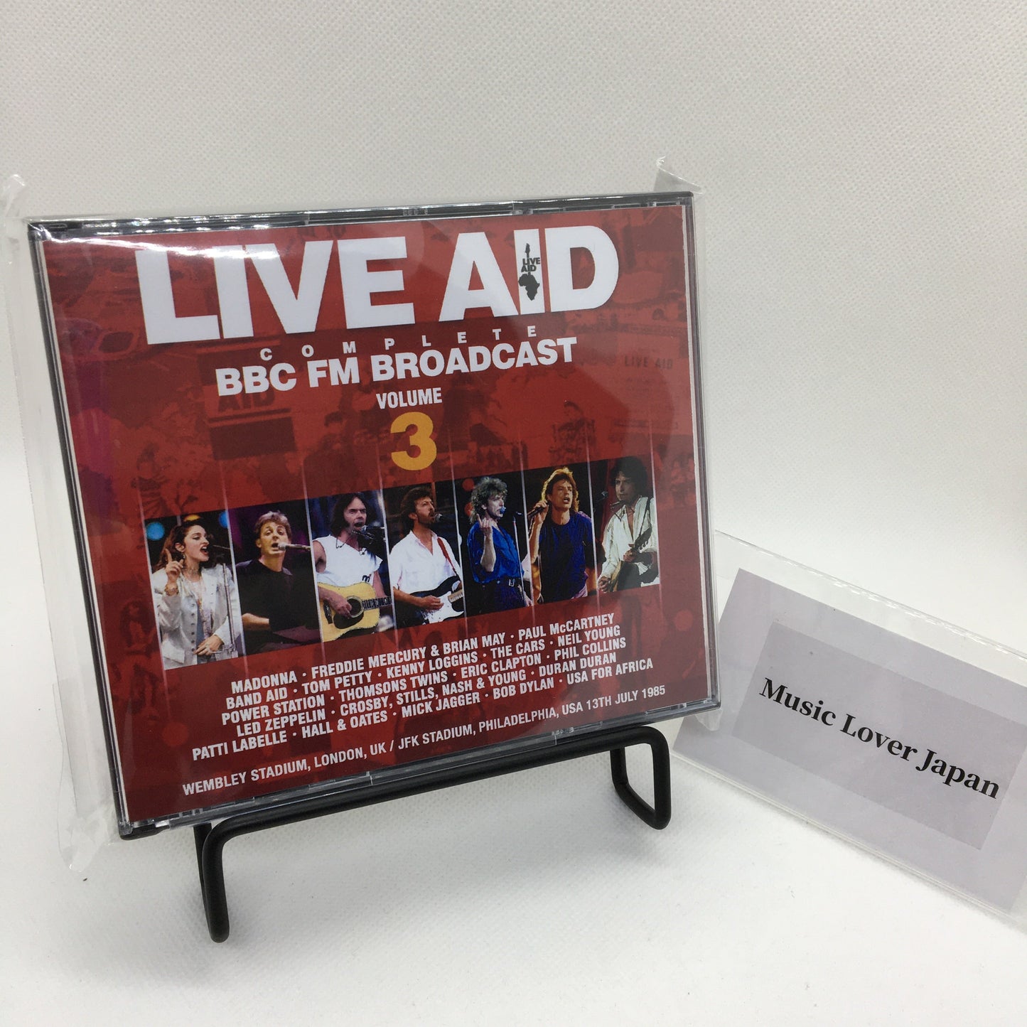 V.A. / LIVE AID COMPLETE BBC FM BROADCAST: VOLUME 3 STEREO SOUNDBOARD (5CDR)