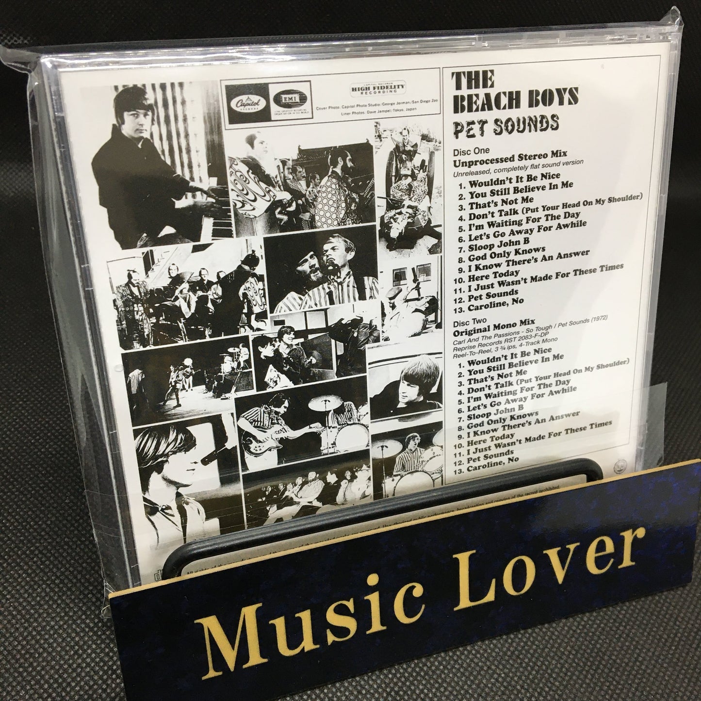 THE BEACH BOYS / PET SOUNDS UNPROCESSED STEREO & REEL TO REEL MONO (2CD)
