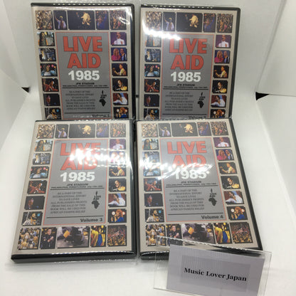 V.A. Various Artists / Live AID JFK Stadium Philadelphia 1985 Vol.1-4 Set (4DVDR)