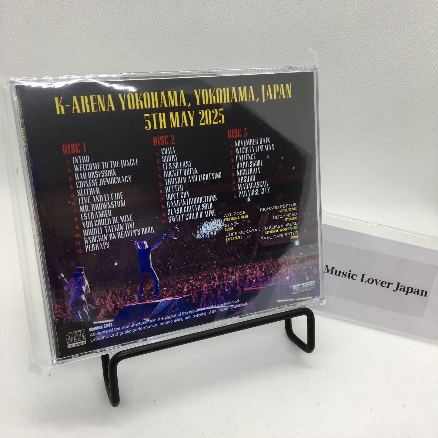 GUNS N' ROSES / YOKOHAMA 2025 (3CDR)