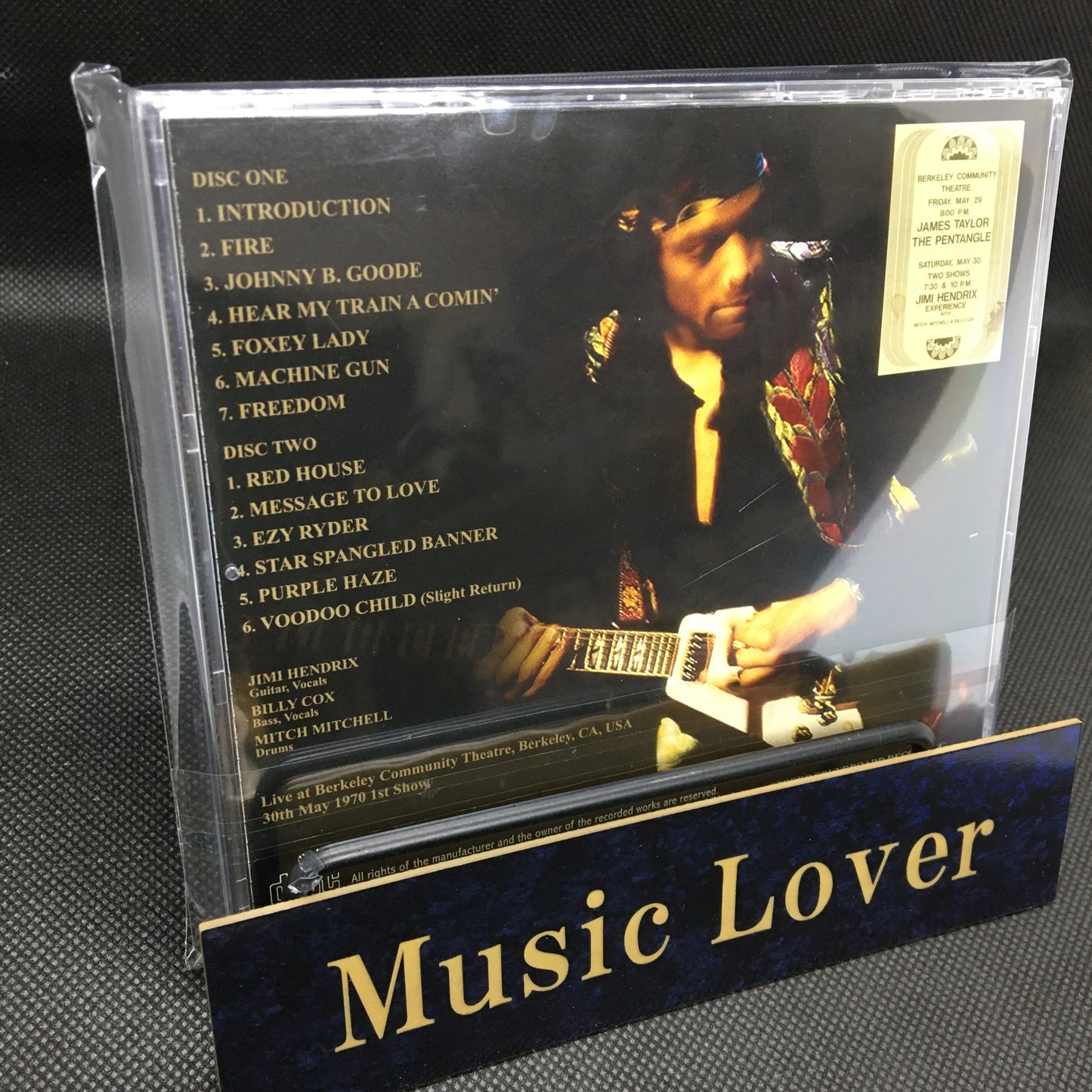 JIMI HENDRIX / BERKELEY 1970 1ST SHOW 2024 STEREO REMIX (2CD)