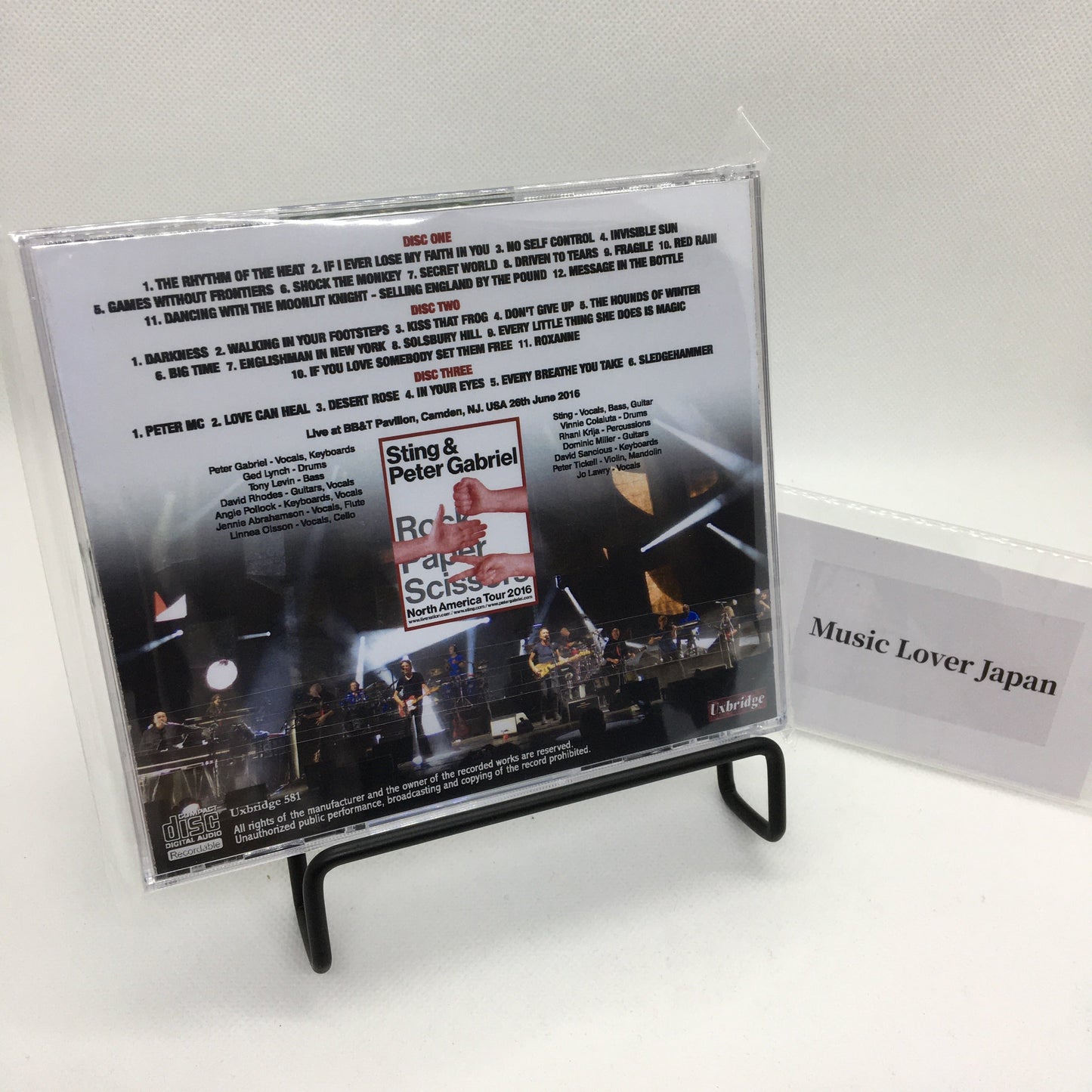 STING &amp; PETER GABRIEL / CAMDEN 2016 (3CDR)