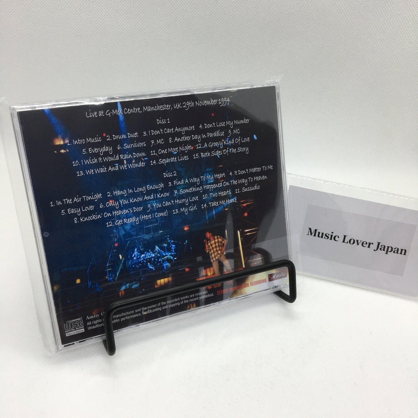 PHIL COLLINS / BEST SIDE OF MANCHESTER STEREO SOUNDBOARD (2CDR)