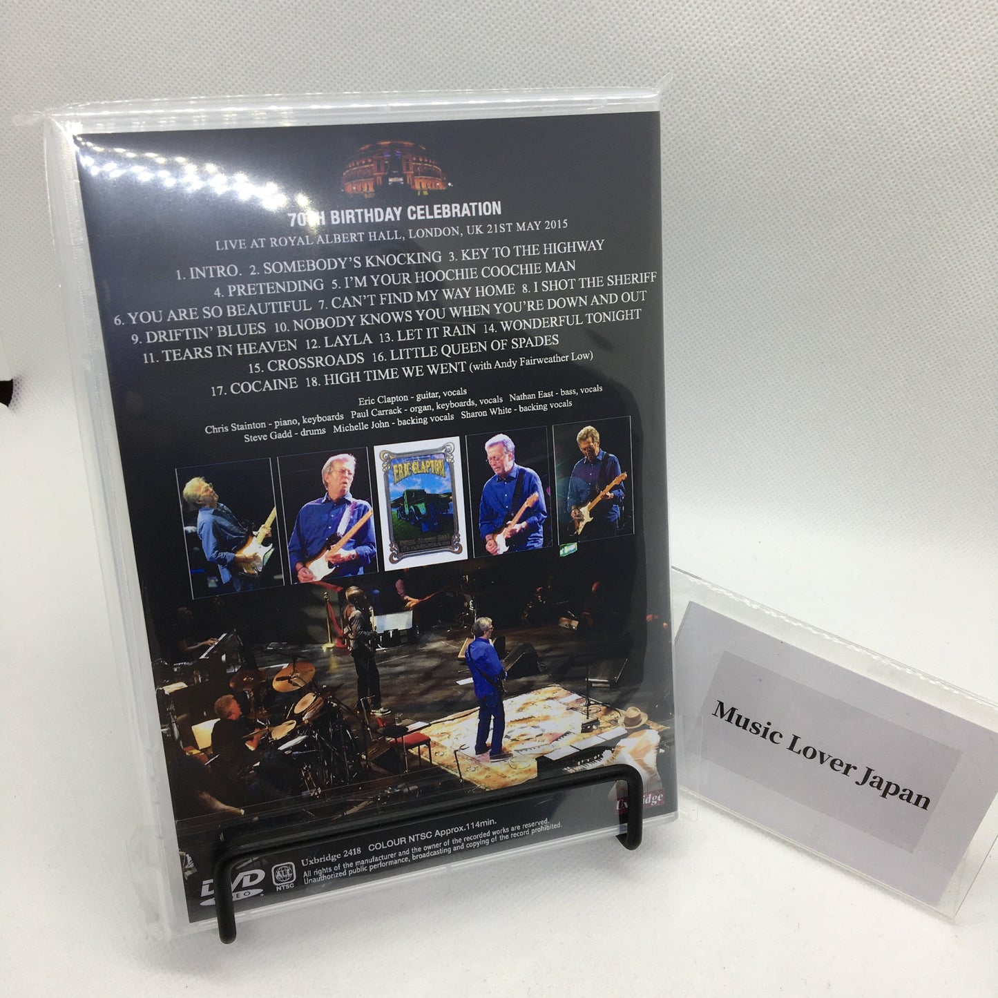 ERIC CLAPTON / ROYAL ALBERT HALL 2015 6TH NIGHT THE VIDEO (1DVDR)