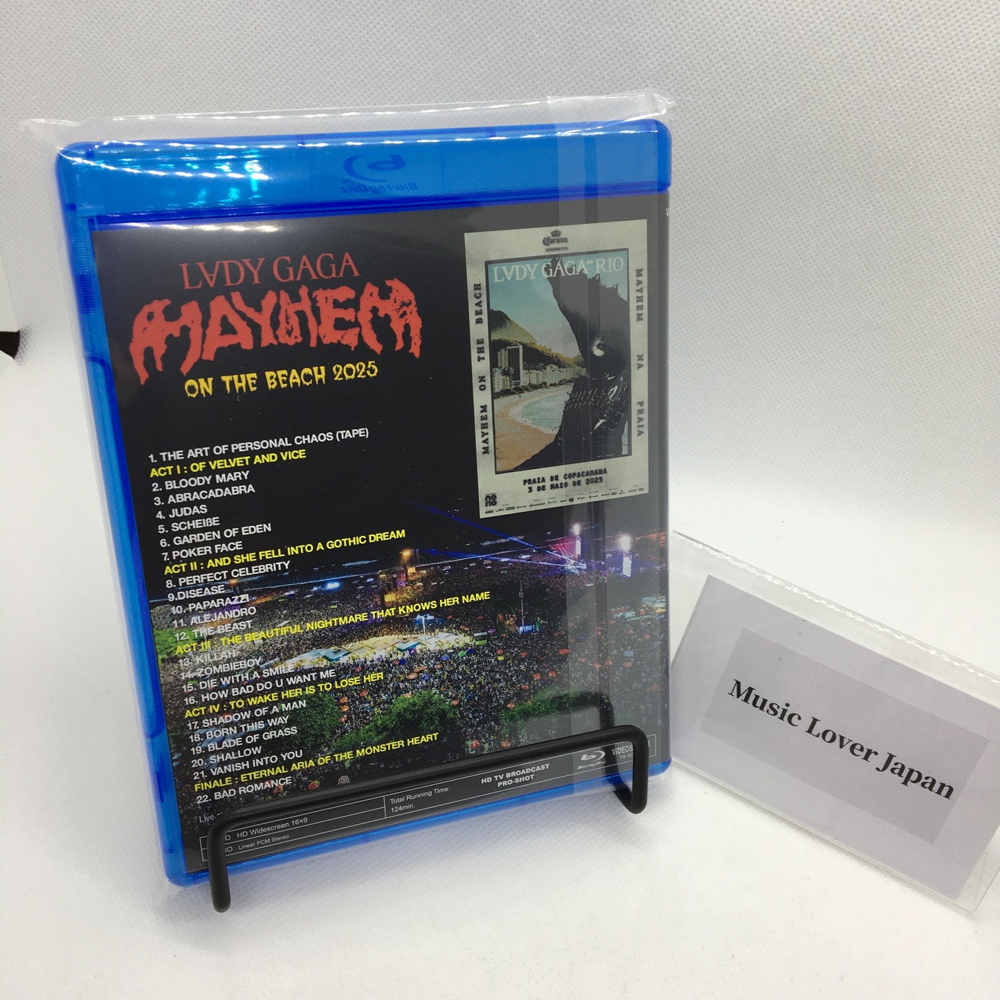 LADY GAGA / MAYHEM ON THE BEACH 2025 PRO SHOT (1BDR)