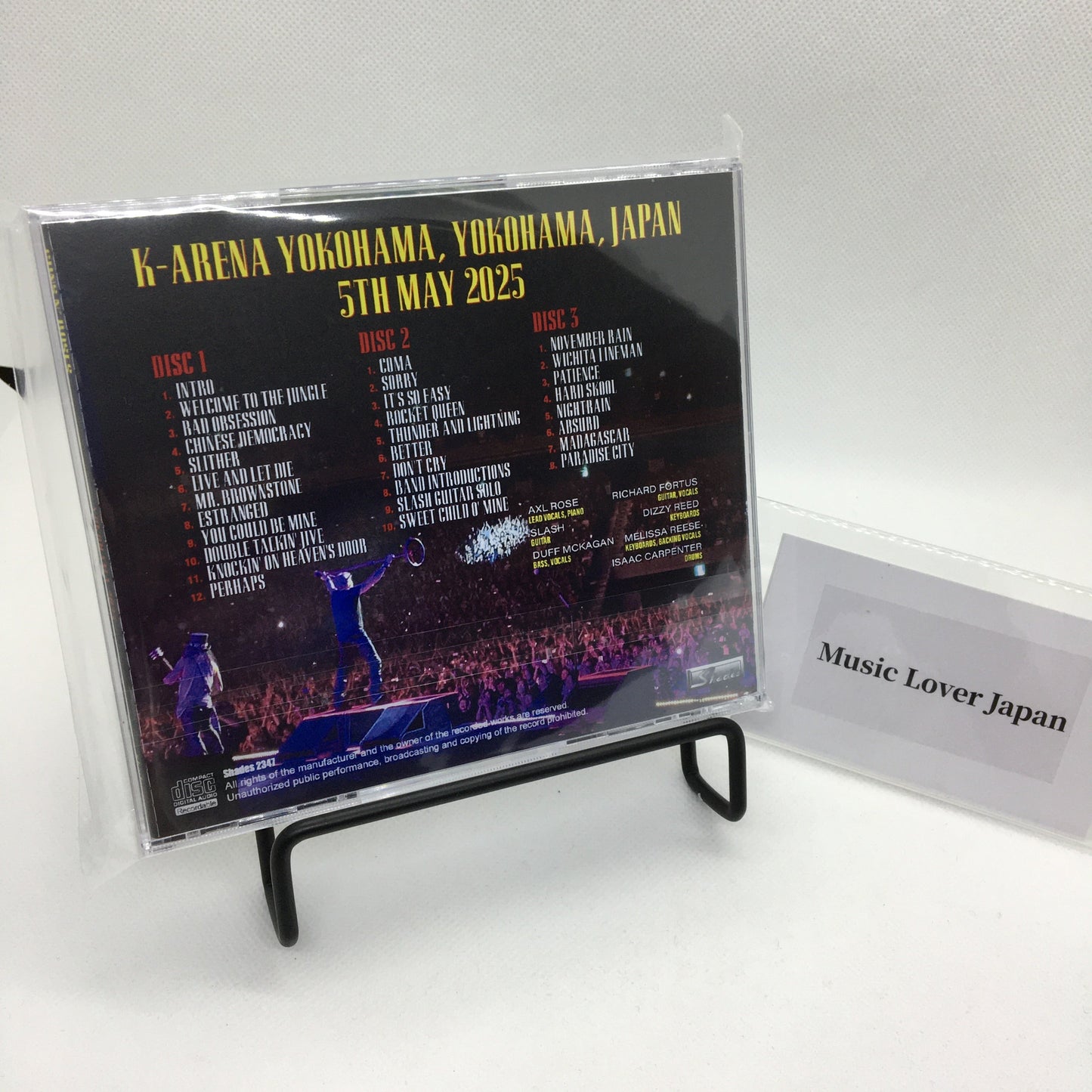 GUNS N' ROSES / YOKOHAMA 2025 (3CDR)