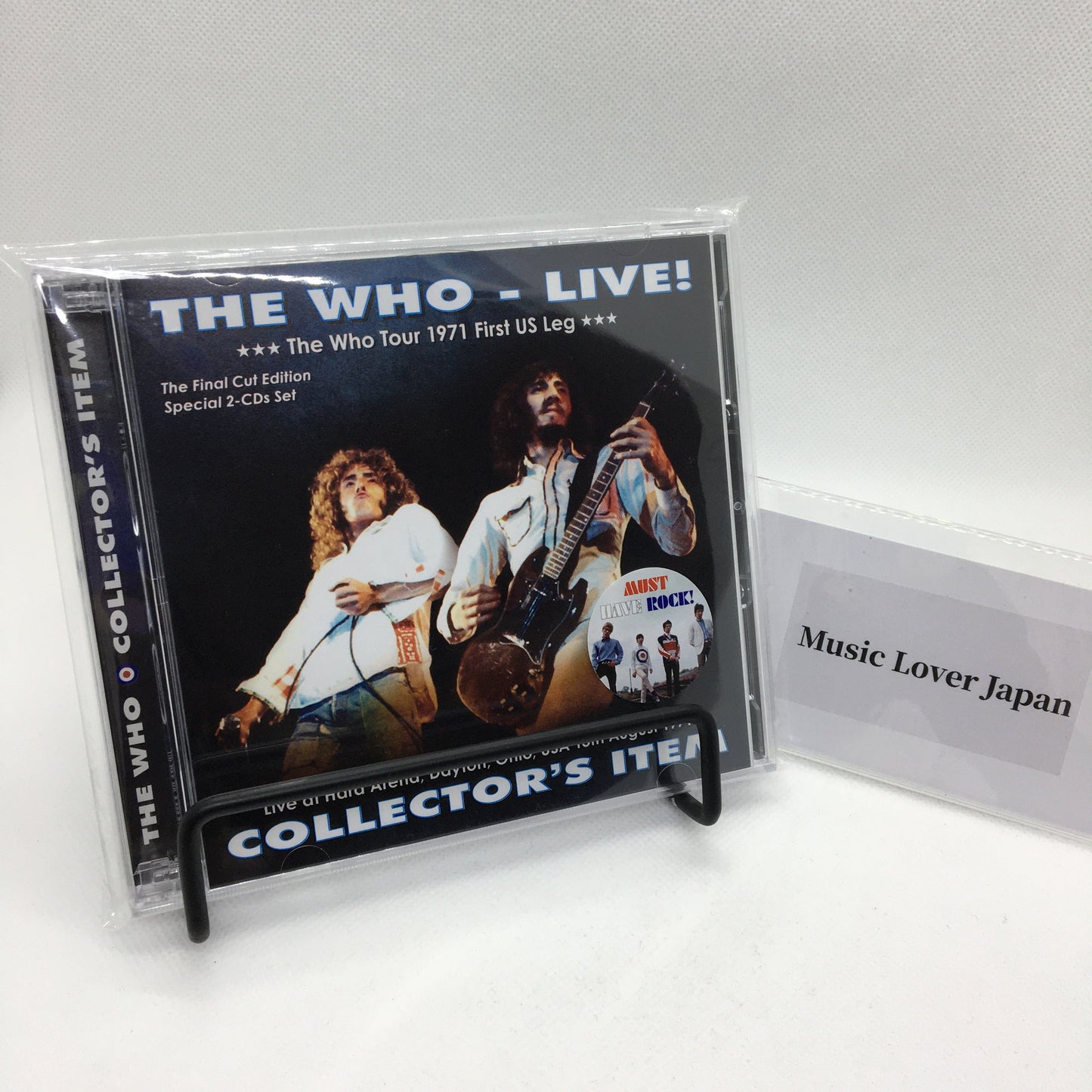 THE WHO / LIVE ! COLLECTOR'S ITEM (2CD) Live at Hara Arena USA 1971