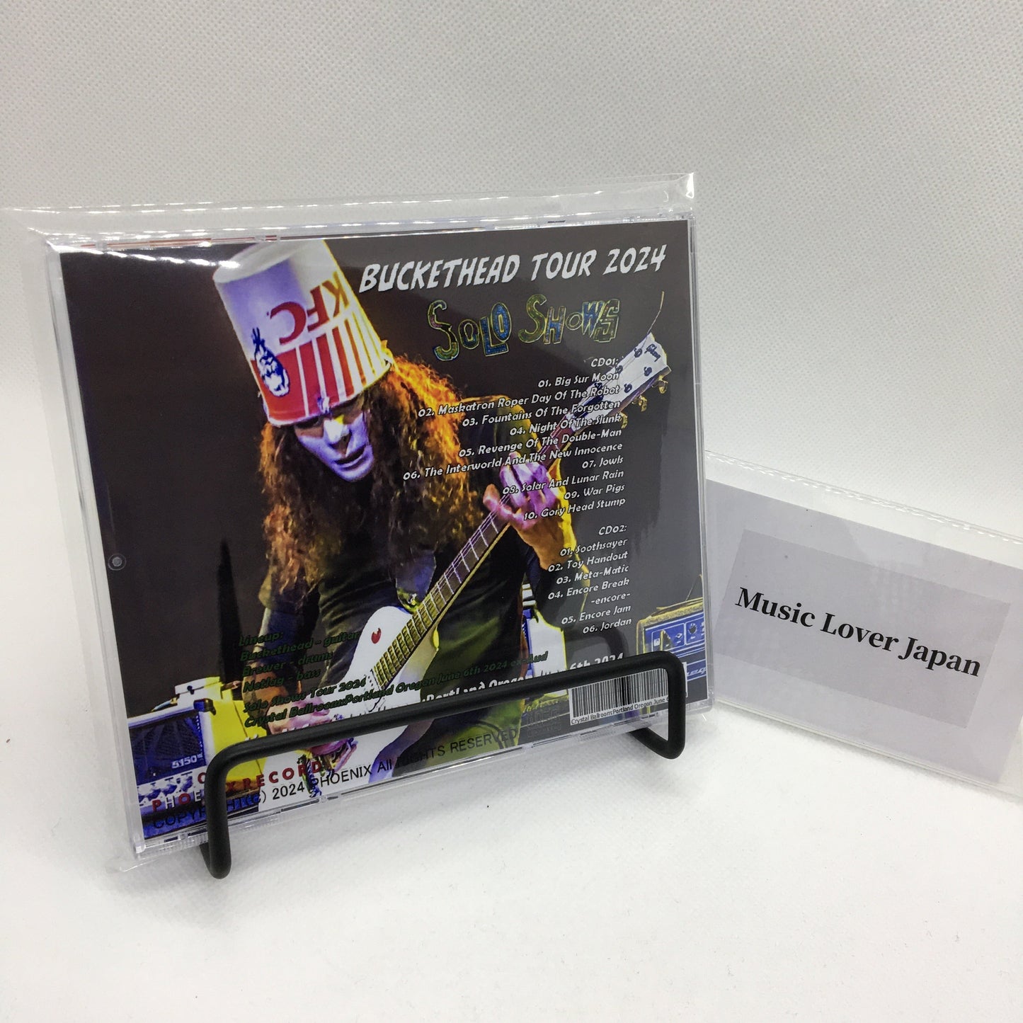 Buckethead / Solo Shows Tour 2024 (2CDR)