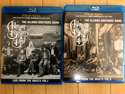 The Allman Brothers Band Live From The Vaults Vol. 1 & 2 Blu-ray 2 Discs Set