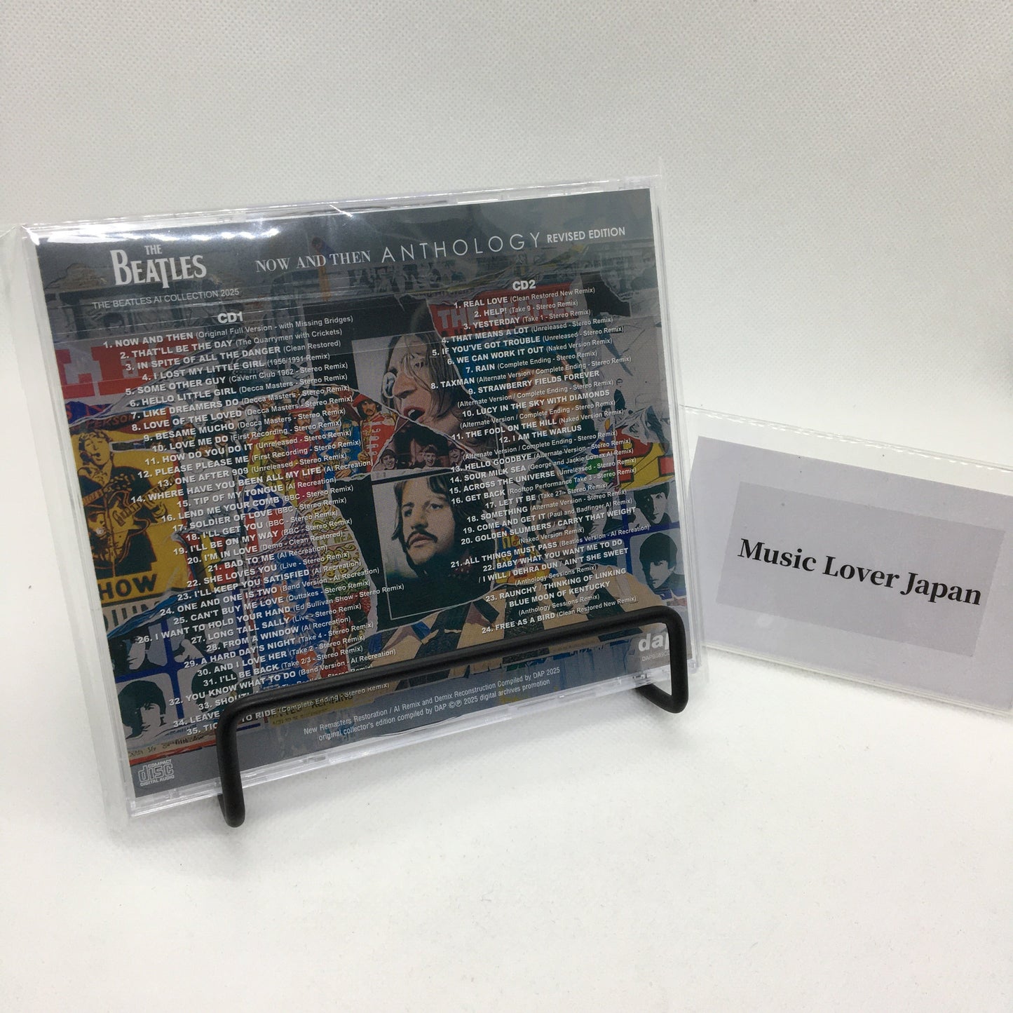 THE BEATLES / NOW AND THEN ANTHOLOGY REVISED EDITION THE BEATLES AI COLLECTION 2025 (2CD)