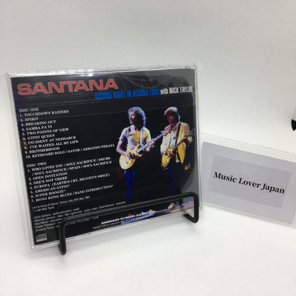 SANTANA / SECOND NIGHT IN VERONA 1984 with MICK TAYLOR (2CDR)