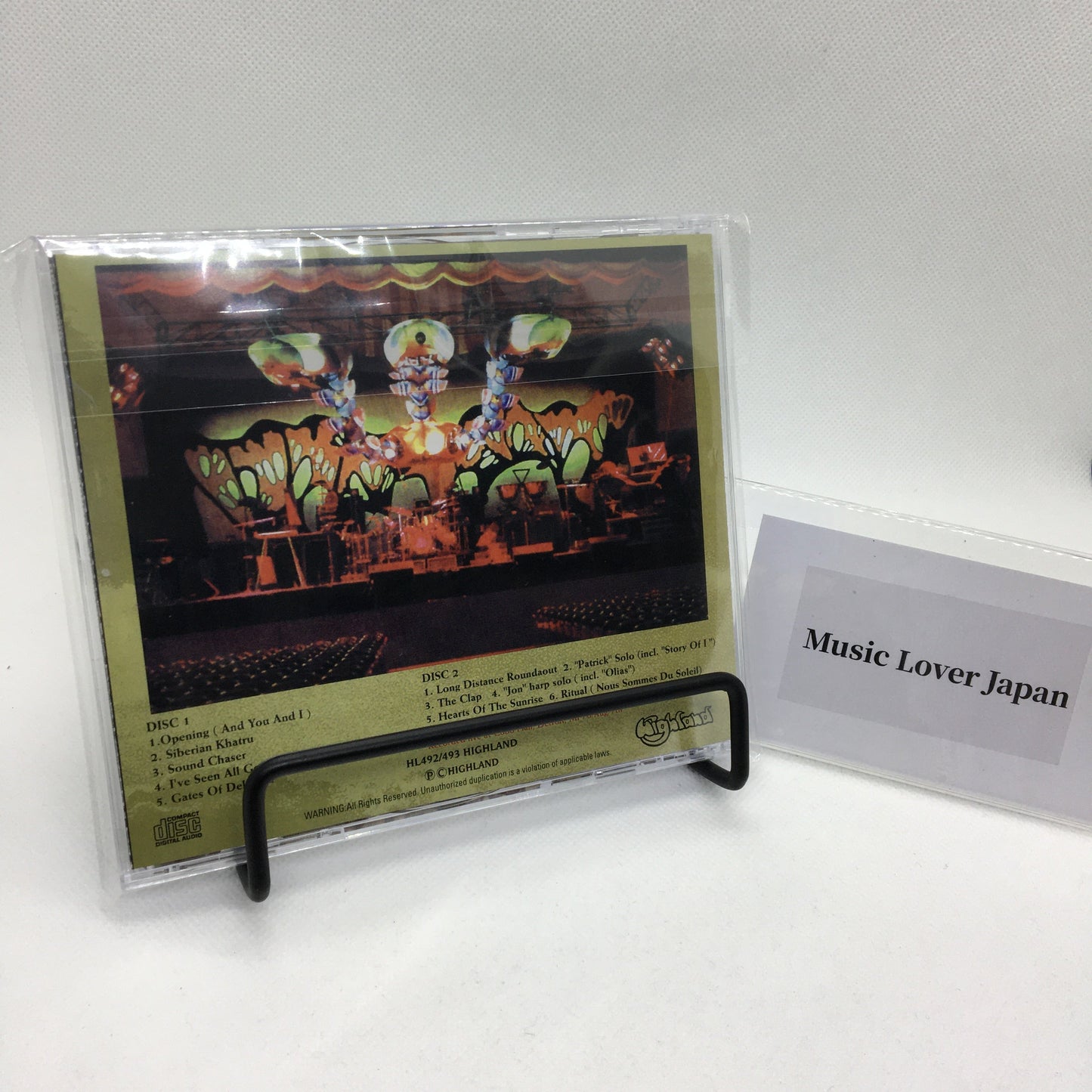 Yes Alternate Yesshow 1976 Cobo Hall 2CD