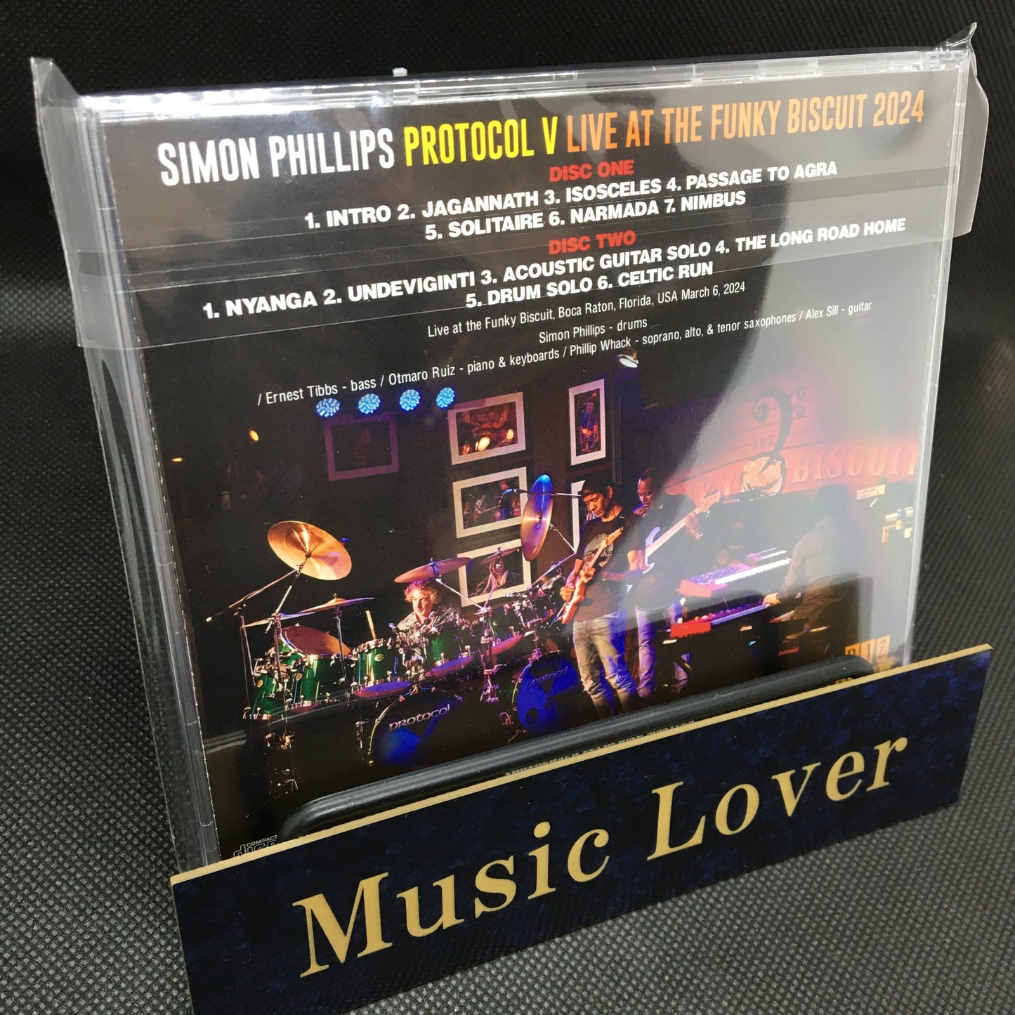 SIMON PHILLIPS & PROTOCOL / PROTOCOL V LIVE AT THE FUNKY BISCUIT 2024  SOUNDBOARD (2CDR)