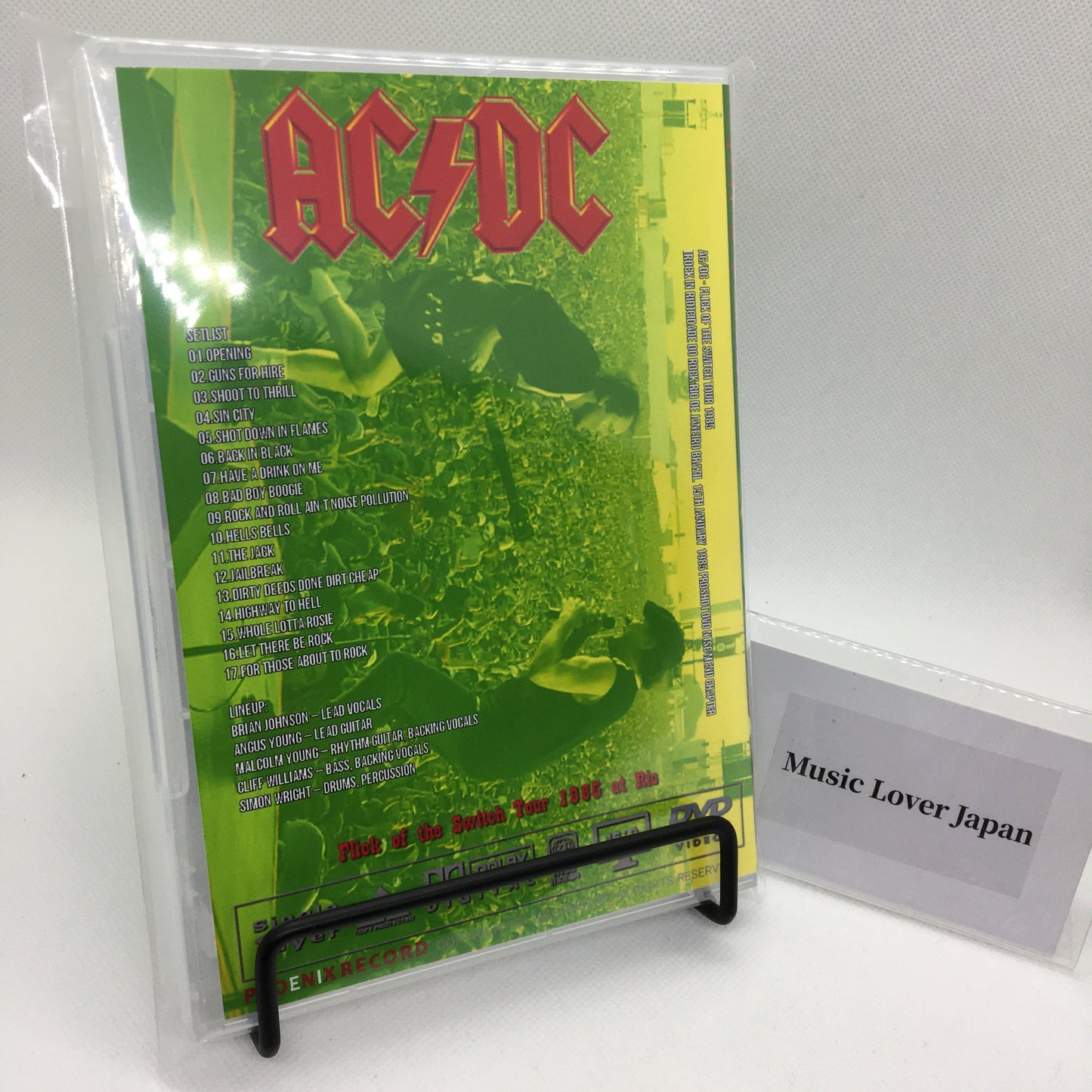 AC/DC / Flick of the Switch Tour 1985 Rock in Rio Proshot (1DVDR)
