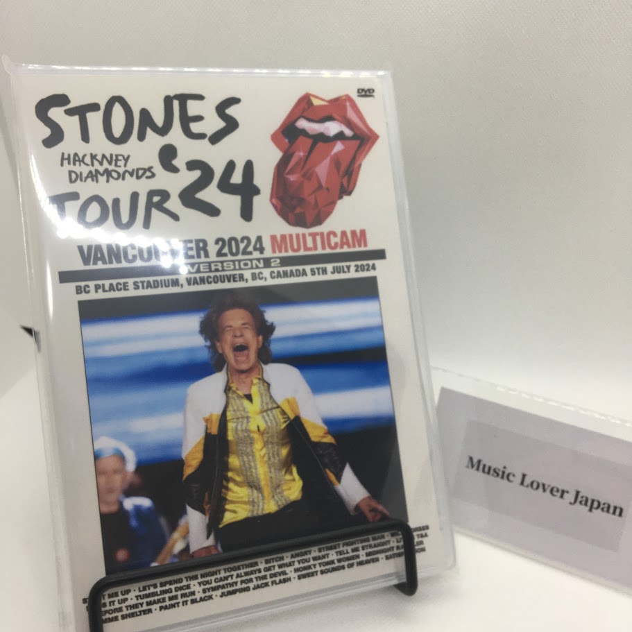 THE ROLLING STONES / VANCOUVER 2024 VERSIONE MULTICAM 2 (1DVDR)