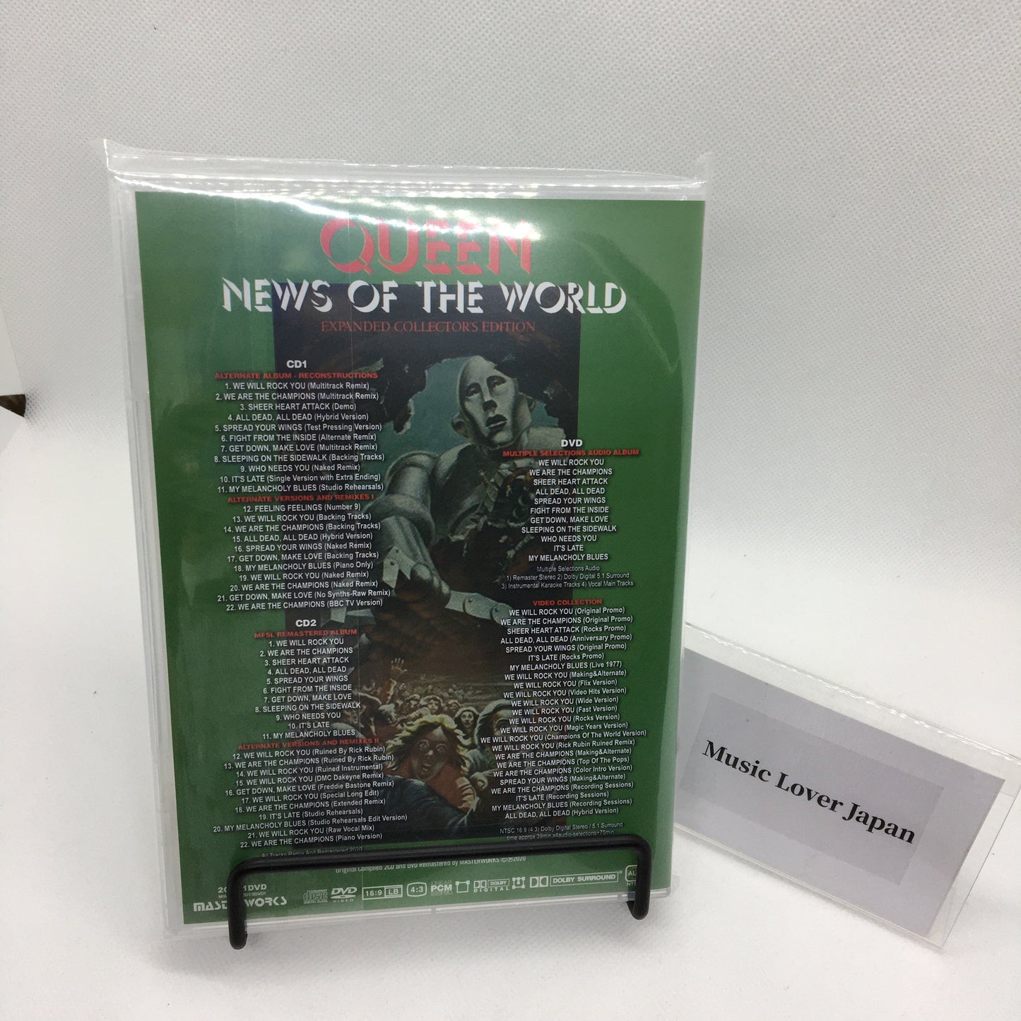 Queen News Of The World Expanded Collector's Edition 2CD 1DVD Set 44 Tracks