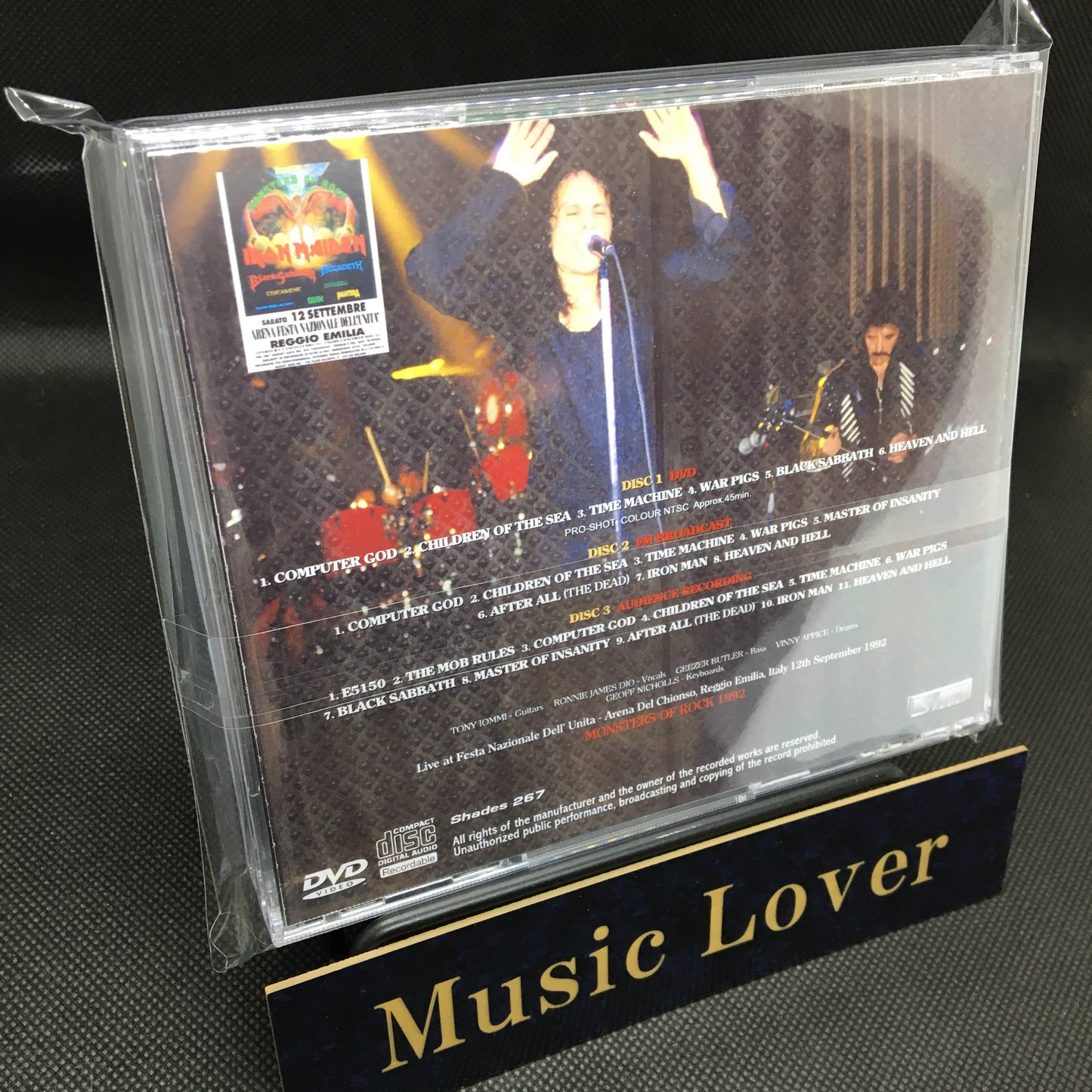 BLACK SABBATH / DEHUMANIZED MONSTERS PRO-SHOT SOUNDBOARD (1DVDR+2CDR)