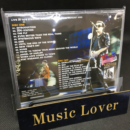 U2 / DEFINITIVE DUBLIN 1993 2ND NIGHT 2025 REMASTER & REMIX STEREO SOUNDBOARD (2CD)