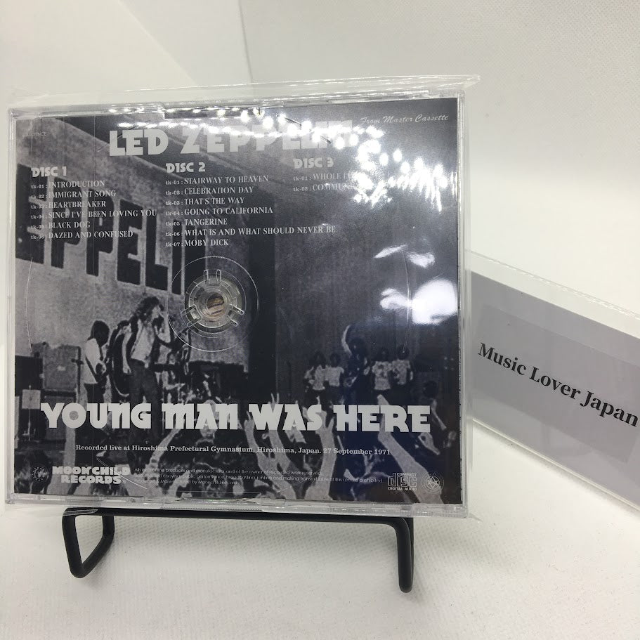 Led Zeppelin Young Man Was Here 1971 Master Cassette 3CD Audience