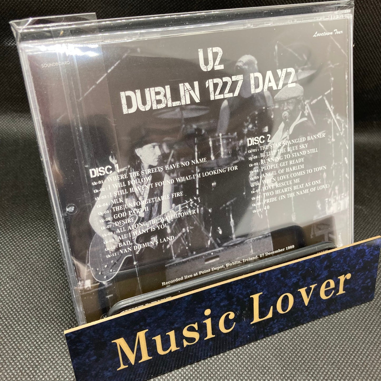 U2 / Dublin 1230 Day3 Lovetown Tour 1989 2CD Moonchild Records