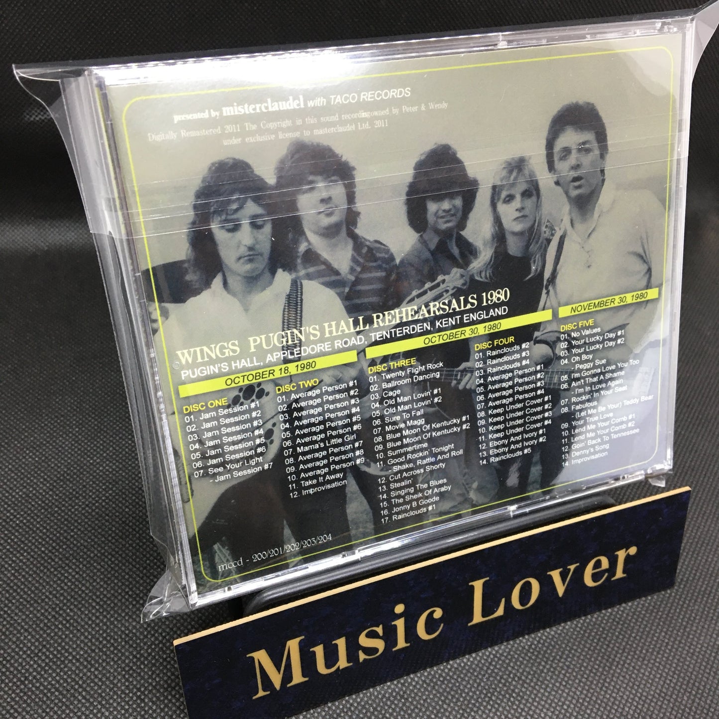 PAUL McCARTNEY / PUGIN'S HALL REHEARSALS 1980 【5CD】