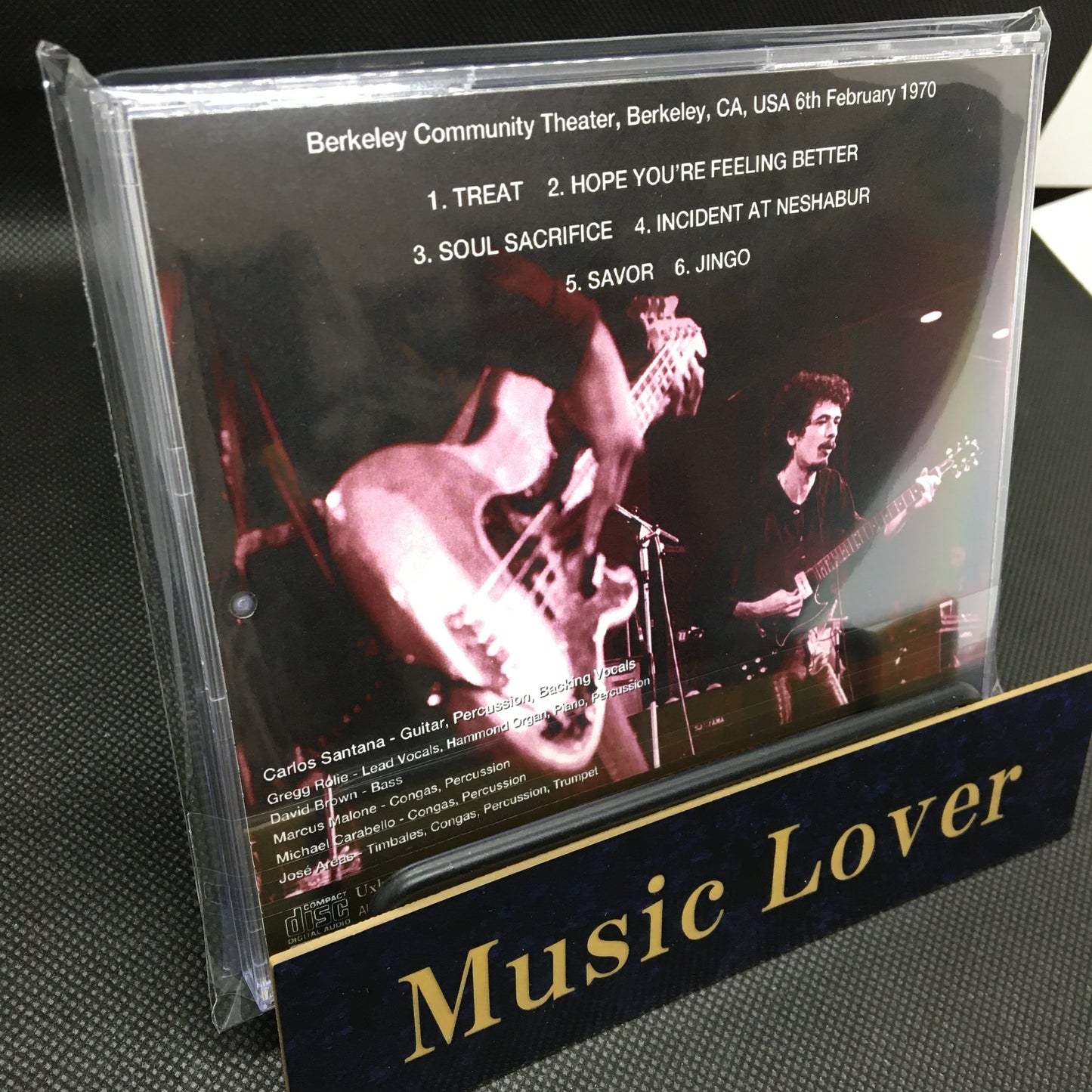 SANTANA / BERKELEY 1970 SOUNDBOARD (1CDR)