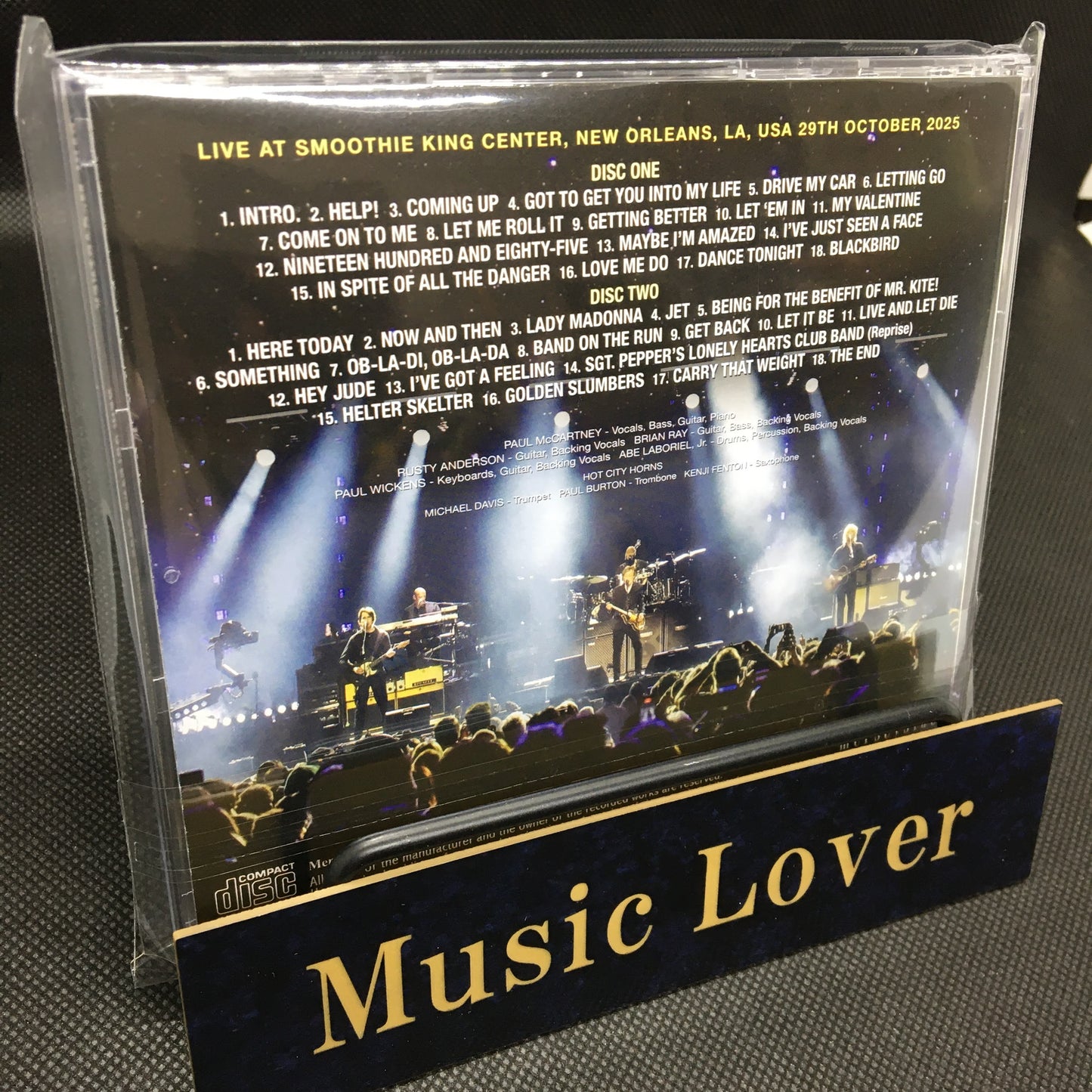 PAUL McCARTNEY / NEW ORLEANS 2025 ORIGINAL IN EAR MONITOR RECORDING IEM (2CD)