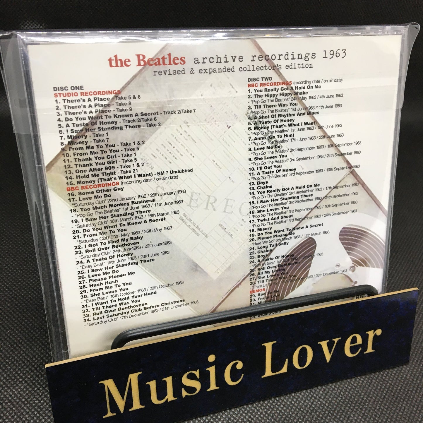 THE BEATLES / BOOTLEG RECORDINGS 1963 NEW MASTERS EDITION (2CD)