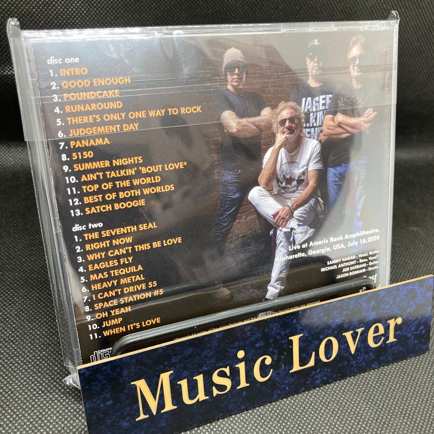 SAMMY HAGAR / DAL VIVO IN GEORGIA 2024 (2CDR)