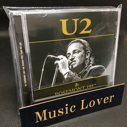U2 / ROSEMONT 1987 LA GIRA DE JOSHUA TREE PRIMERA ETAPA (2 CD)