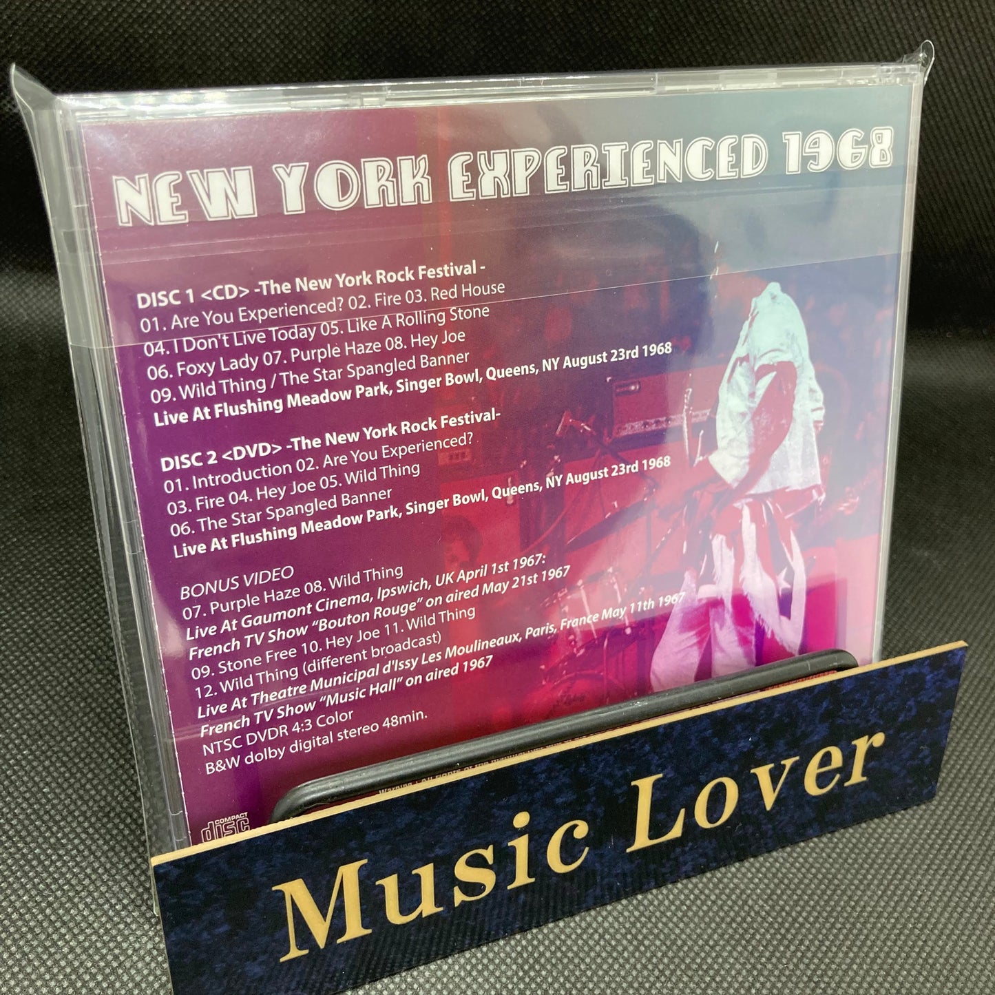 JIMI HENDRIX / NEW YORK EXPERIENCED 1968 (1CDR+1DVDR)