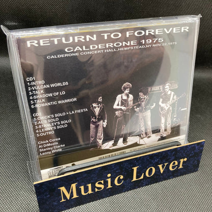 RETURN TO FOREVER / CALDERONE 1975 STEREO SOUNDBOARD (2CDR)
