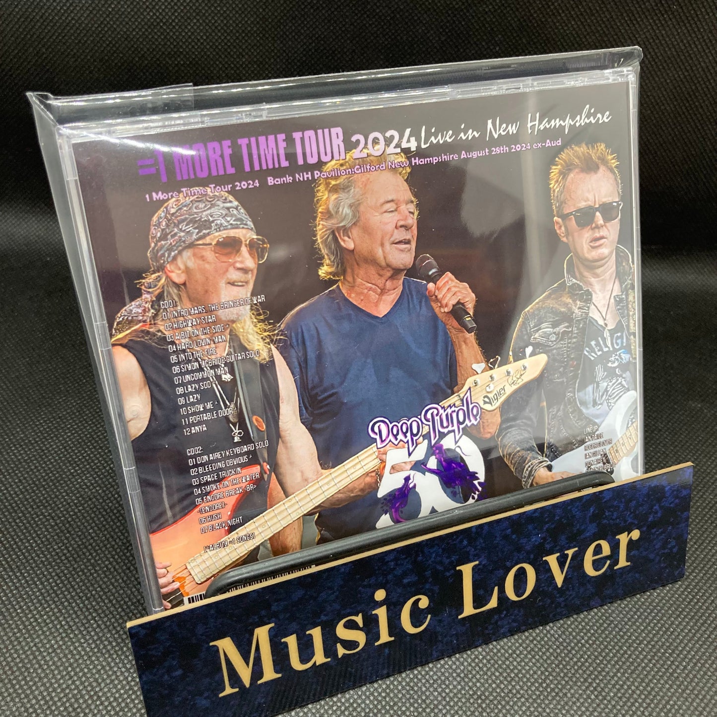 Gira Deep Purple / 1 More Time 2024 (2CDR) Bank NH Pavilion Gilford, Nuevo Hampshire