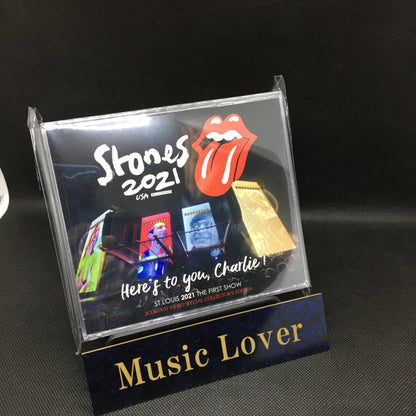The THE Rolling Stones / Here's to You, Charlie No Filter Tour USA St. Louis 2021 First Show (2CD+1DVD)