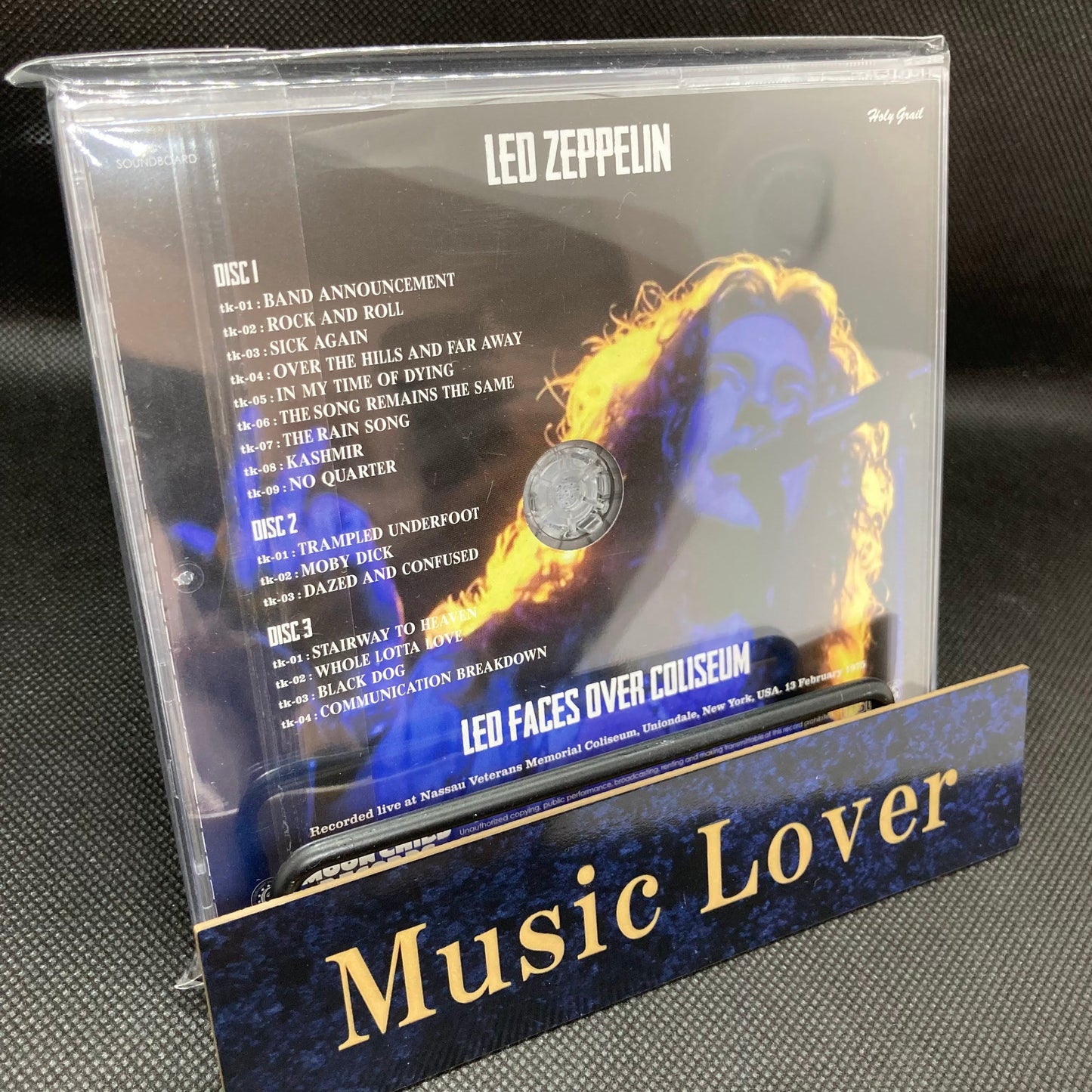 Led Zeppelin Led Faces Over Coliseum 1975 3CD Moonchild Soundboard